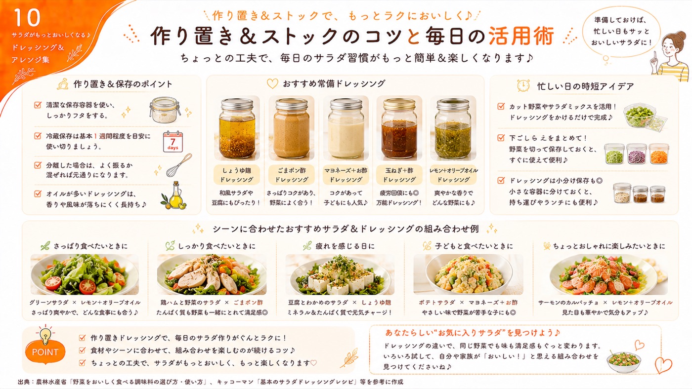 作り置き＆ストックのコツ